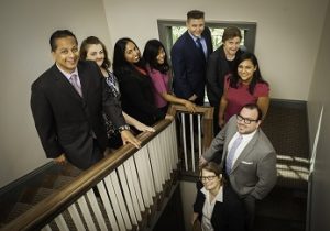 group photo in the office