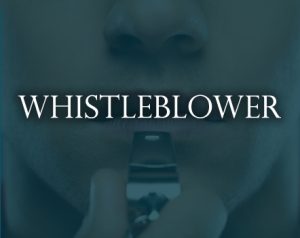 whistleblower sign