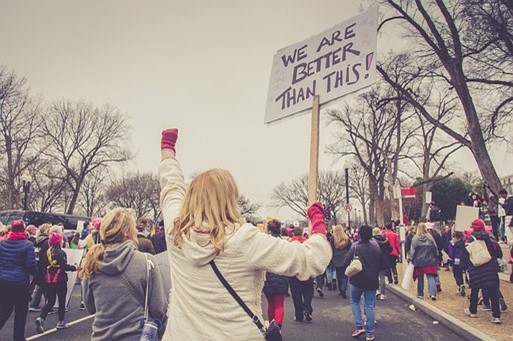 People, Woman, Rally, Protest, Unite