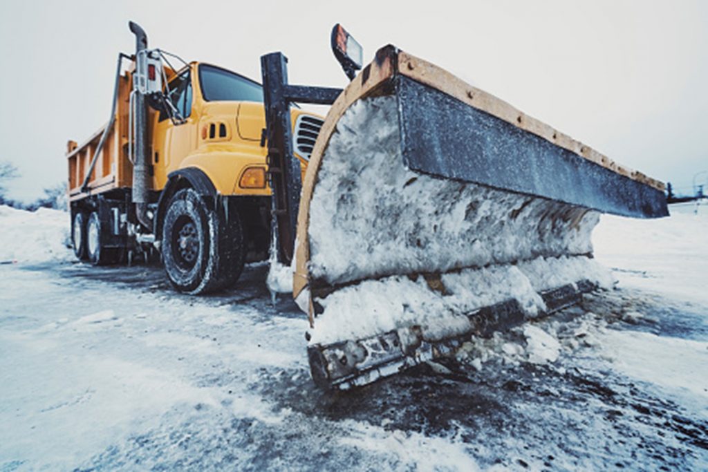 Snowplow injury worker's comp